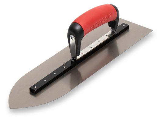 4 1/2"x16" POINTED FINISHING TROWEL SOFTGRIP