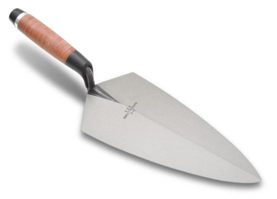 PHILADELPHIA BRICK TROWEL 305x152mm LEATHER HANDLE