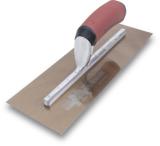 16 X 4 Gold SS Finishing Trowel Curved DuraSoft