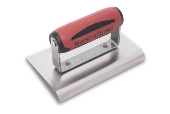 6 X 3 SS Edger Curved Ends 3/8R 1/2L DURASOFT