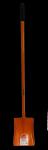 SHOVEL ORANGE LONG HANDLE STEEL 1500mm
